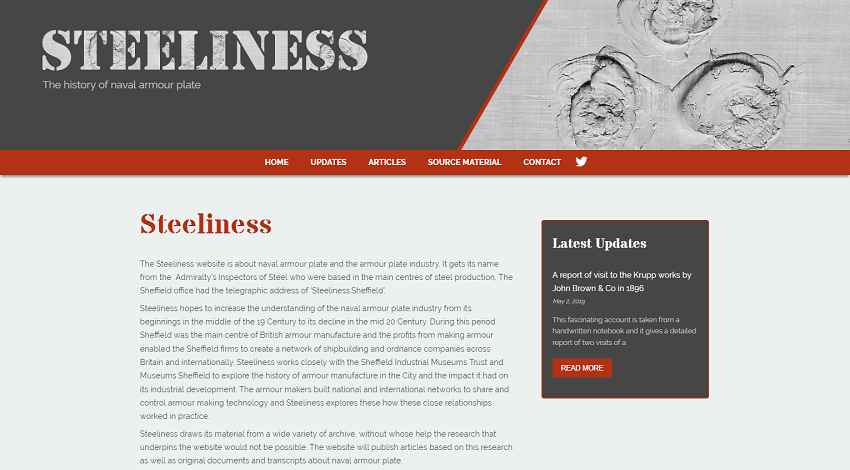 Steeliness Website