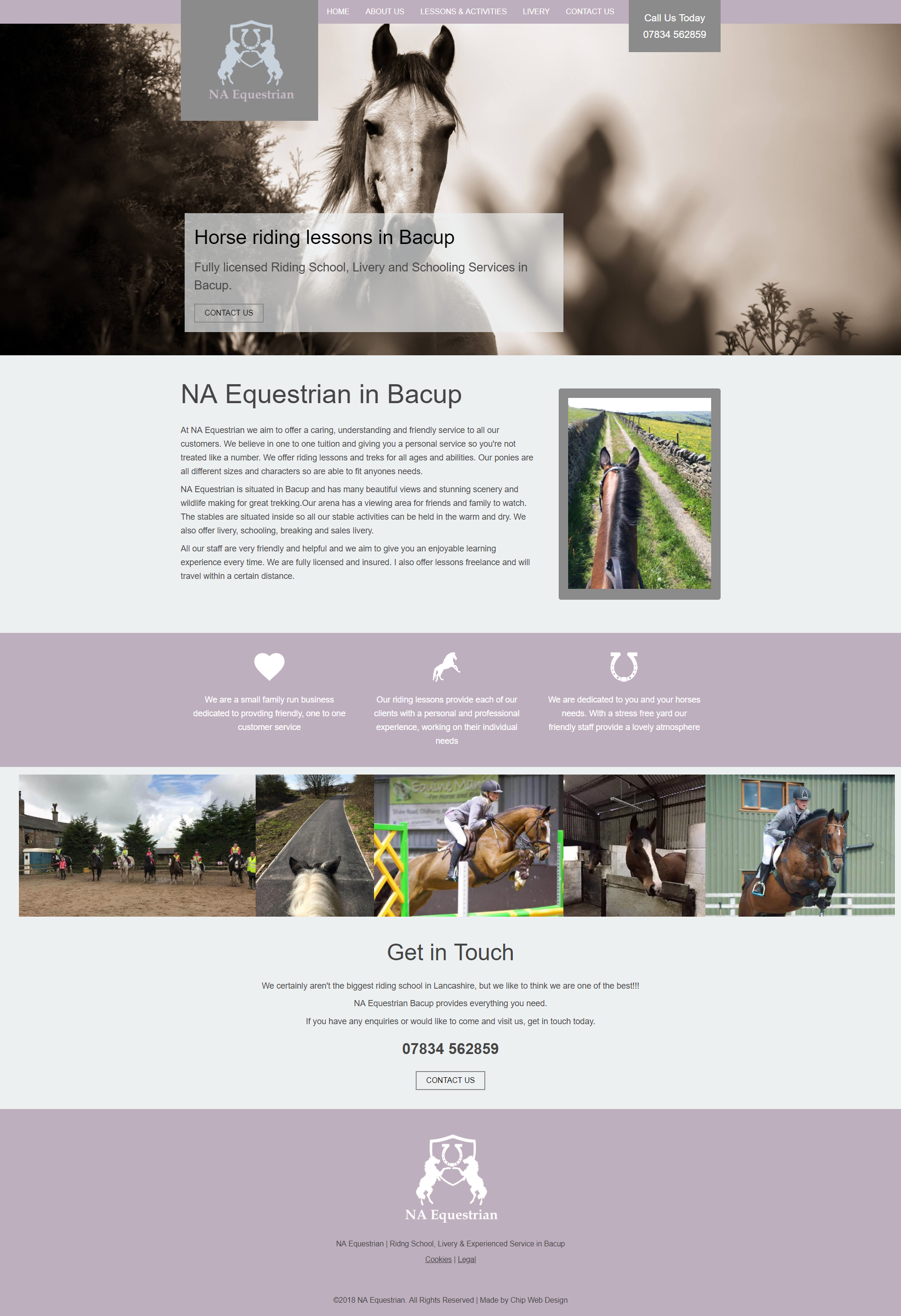 NA Equestrian website